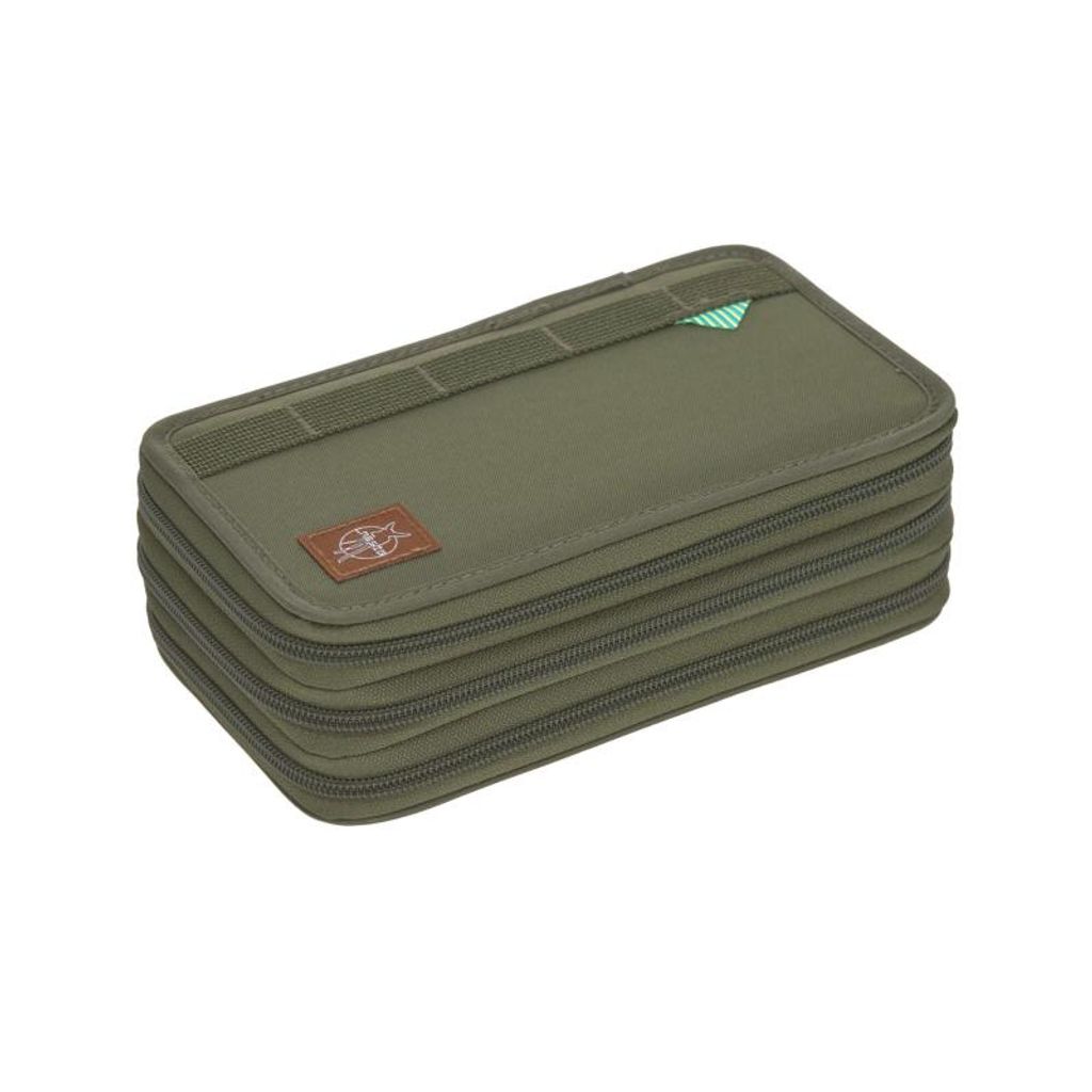 Lässig School Triple Federmäppchen Unique olive
