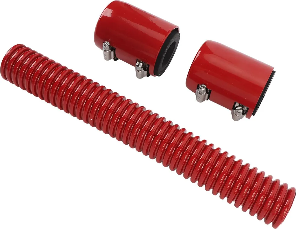Upgrade Radiatore: Tubo Inox Rosso 12" - Universal Kit Performance