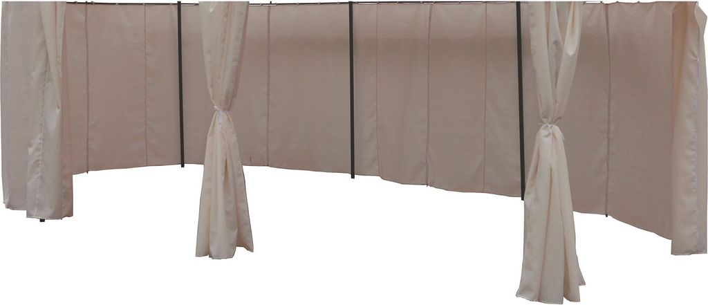 8er Set Seitenteile Pavillon 5,3x3,5m oval wasserabweisend Produktbild 