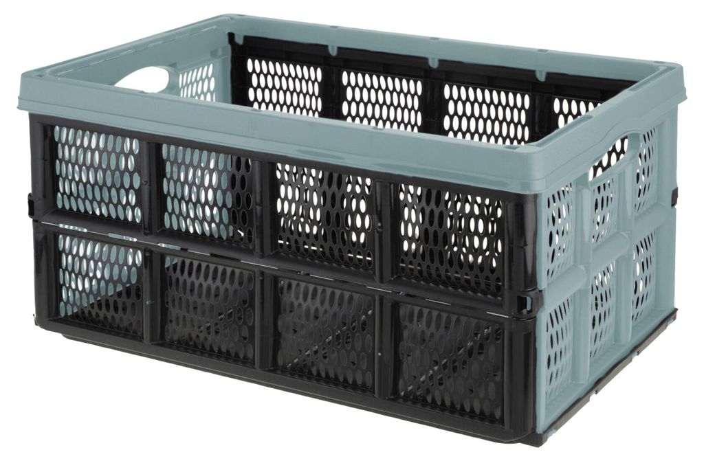 Opvouwbare transportbox, 32 liter, afmetingen 48x35x24 cm. Productafbeelding 