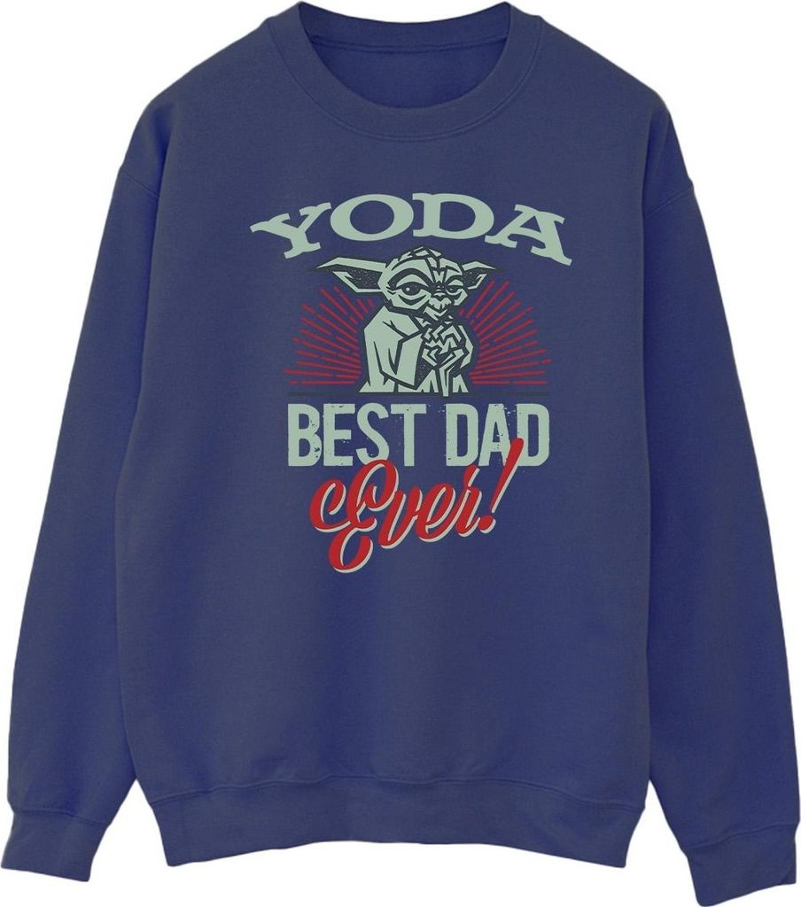 Star Wars - "Mandalorian Dad" Sweatshirt für Herren BI46751 (XXL) (Marineblau)