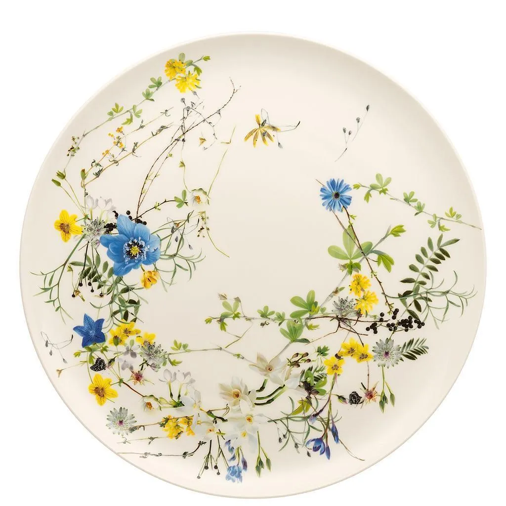 Rosenthal Platzteller 32 cm Fleurs des Alpes | Sottopiatto Design Alpino