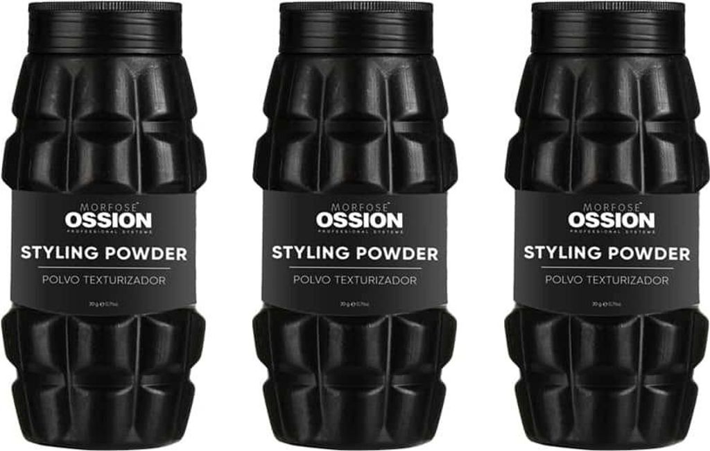 Ossion Premium Barber Line Hair Styling Powder 3x20 g Produktbild 