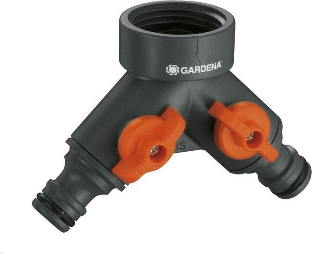 GARDENA Wasserverteiler für Gartenschlauch 2-Wege Produktbild 24