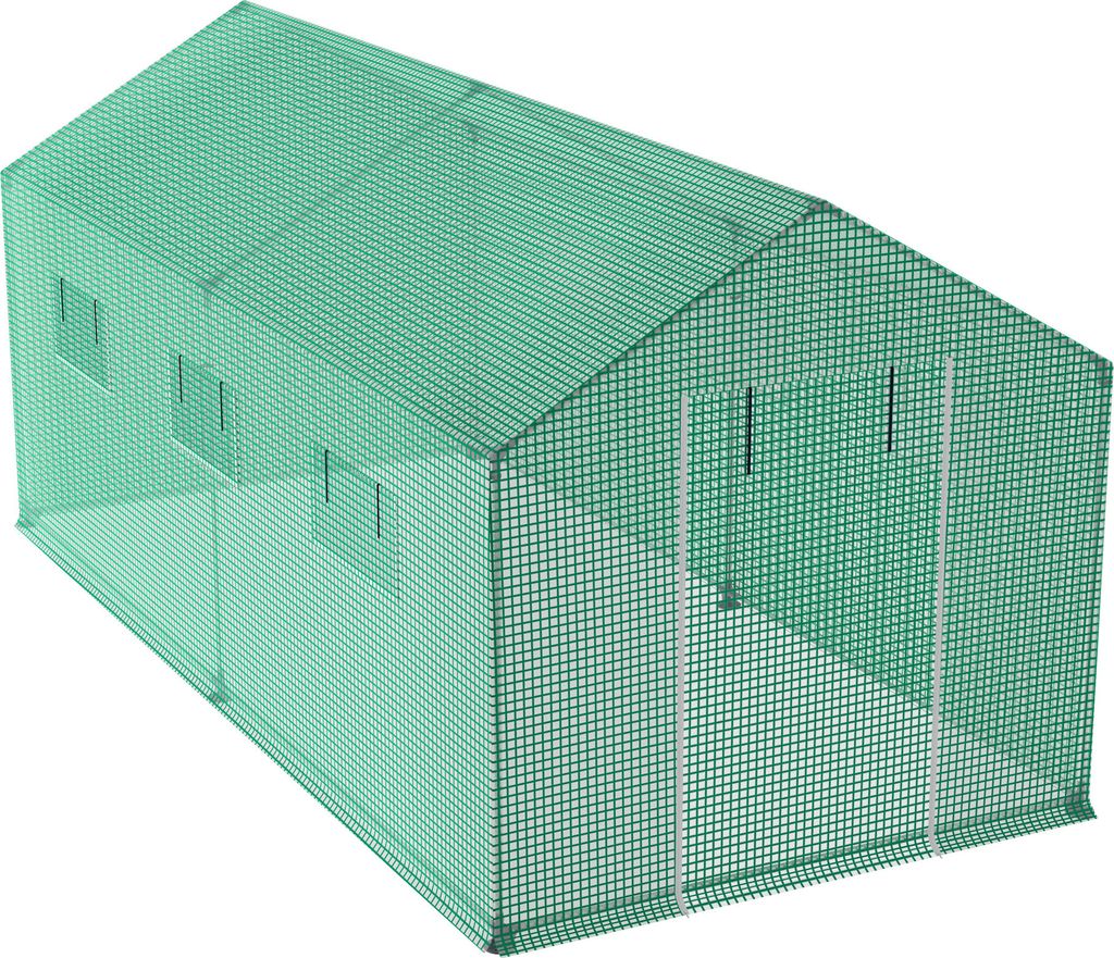 LZQ skleník fóliový skleník 450x200x200cm, skleník na Obrázok produktu 