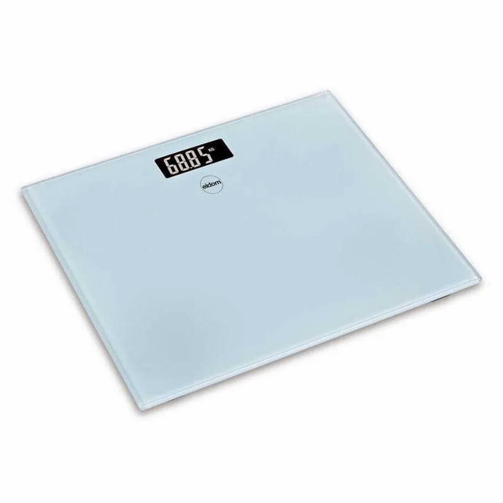 Eldom Gwo260B Pèse-personne électronique précis avec plateau en verre noir