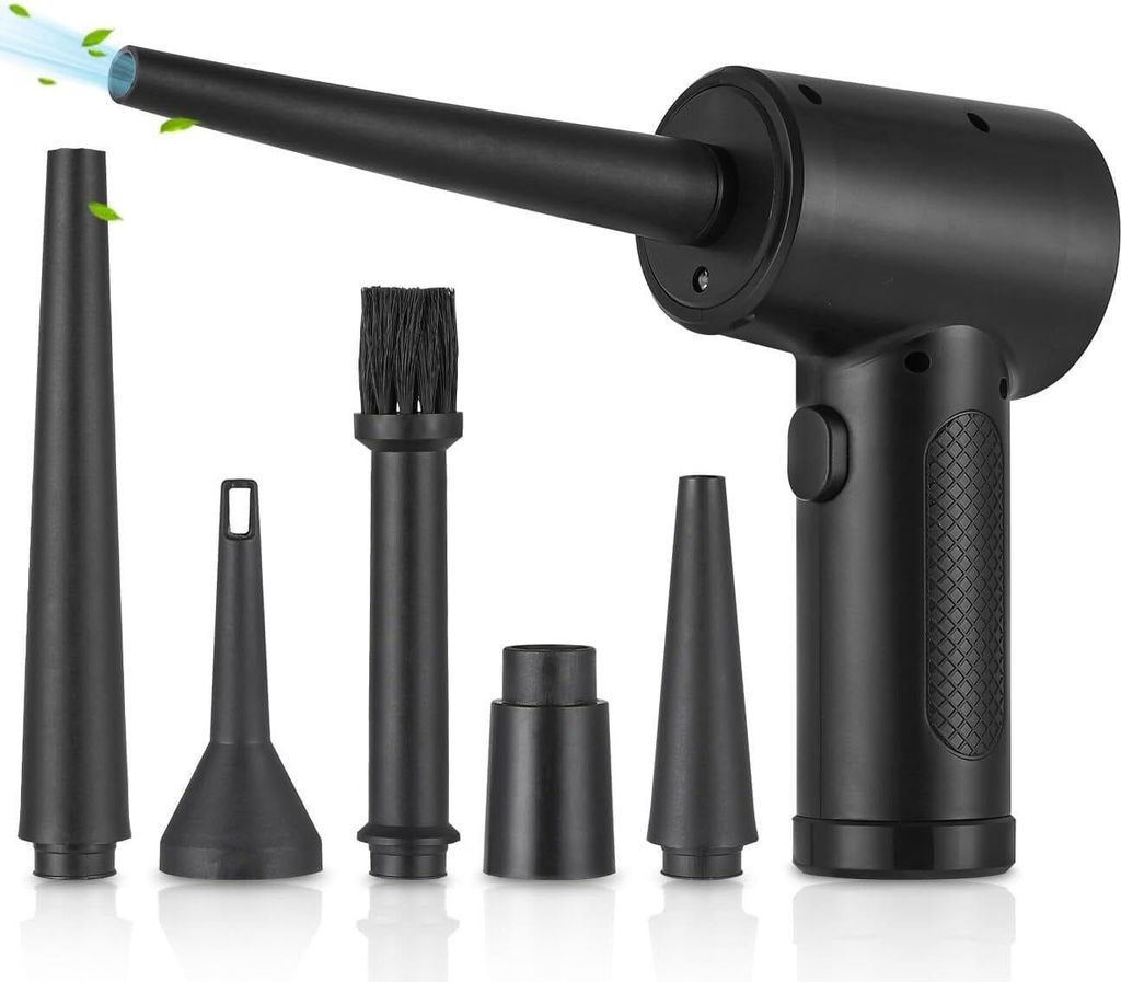 Luftgebläse Druckluftspray Luftreinigungspistole 51000u/min Kabelloser Reiniger