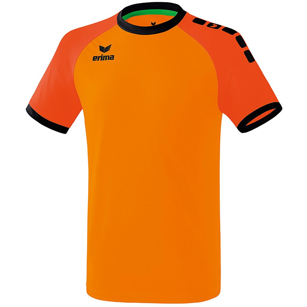 Erima Fußball Zenari 3.0 Trikot Fußballtrikot Herren orange schwarz Gr L