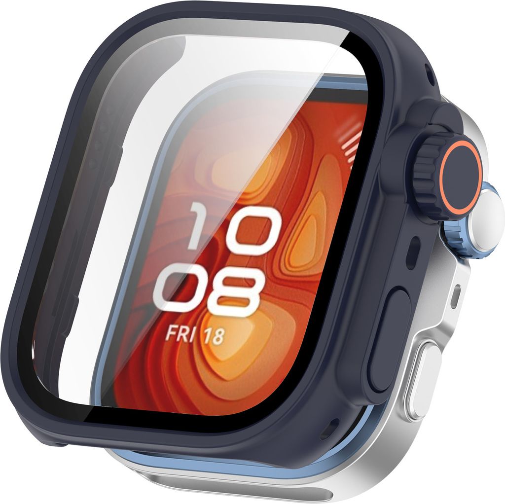INF Huawei Watch Fit 4 Pro zu Apple Ultra 2 Umwandlungsgehäuse Blau