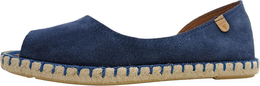 Verbenas Cruz Peeptoe Blau in Gr. 36