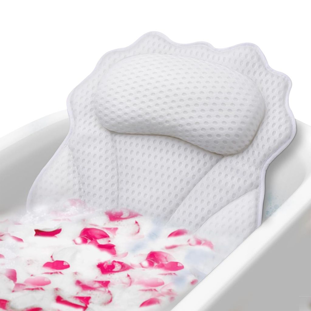 Badewannenkissen Ergonomisches Badekissen mit 4D-Air-Mesh & Produktbild 