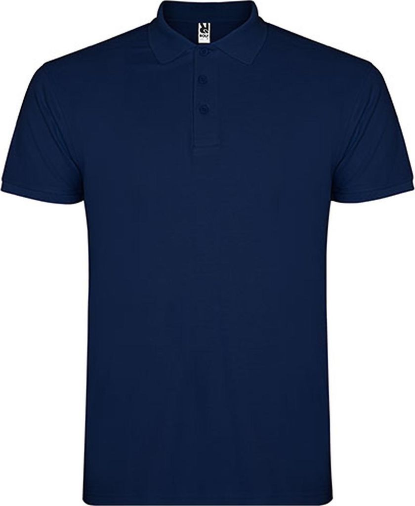 Roly PO6638 | Polo Star da uomo, Piqué - Colore: Blu Navy Immagine del prodotto 