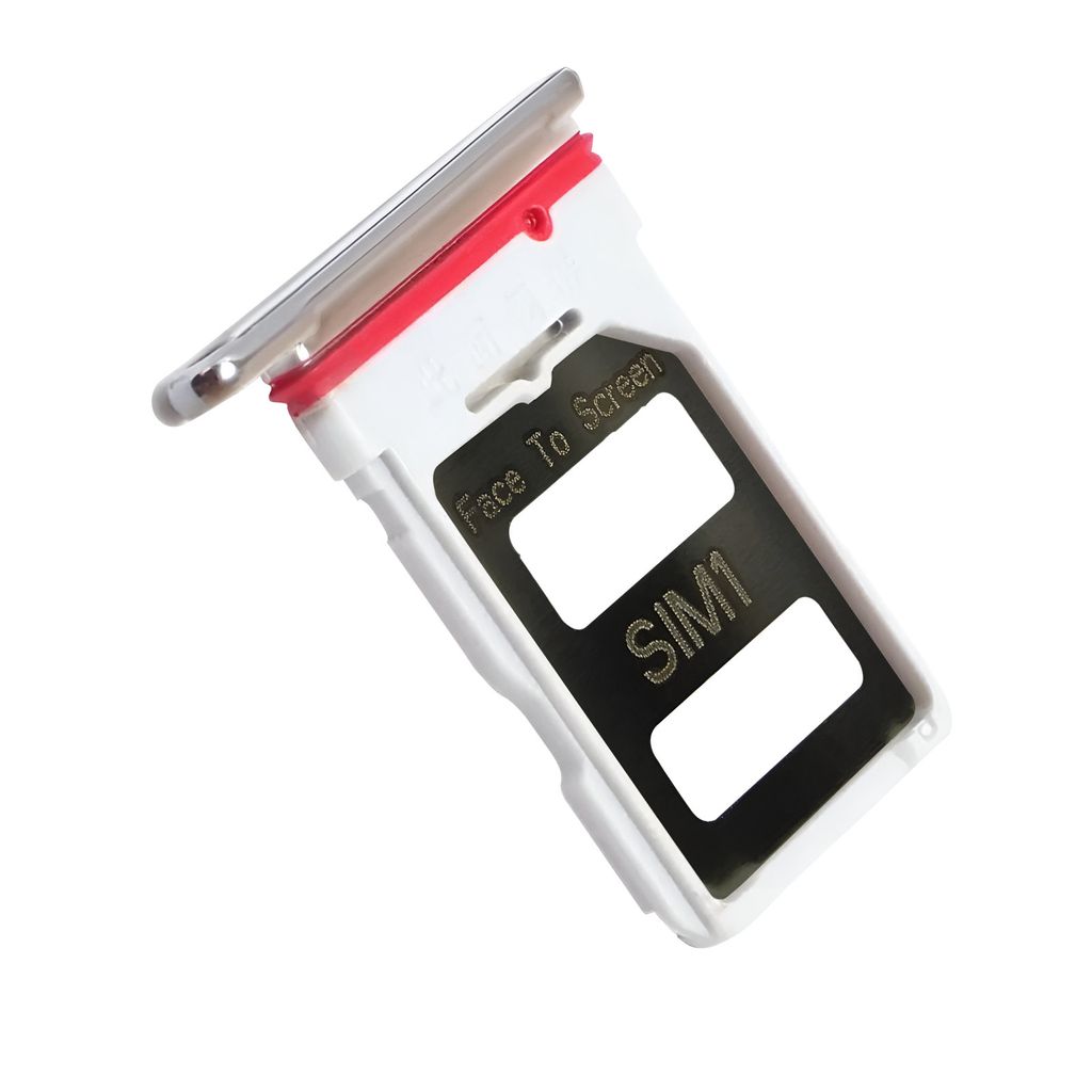 Clappio, SIM-Kartenhalter für Xiaomi Mi 11i Dual Nano SIM, Weiß