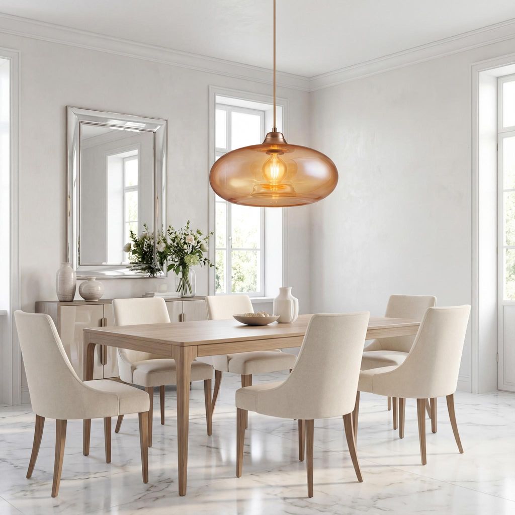 Pendelleuchte LA BURBUJA Ø40CM – Elegantes Glas in Produktbild 
