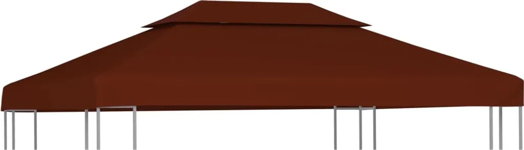 Telo Gazebo 3x4 Terracotta 310g/m² | Copertura Ricambio Impermeabile