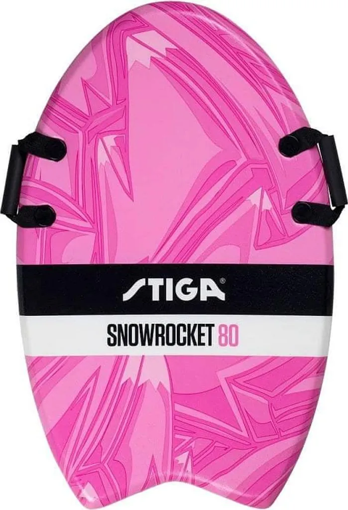 Luge de neige STIGA Snow Rocket 80 verte, tapis de glisse pour jardin