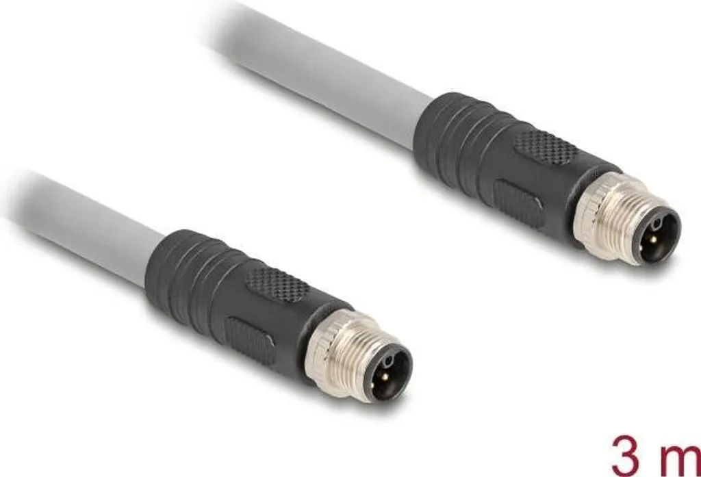 Câble M12 L-coded 3m : stopper les pannes d'alimentation en milieu acide