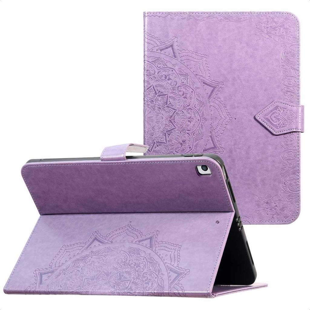 imoshion Mandala Klapphülle iPad 9 (2021) 10.2 Zoll / iPad 8 (2020) 10.2 Zoll / iPad 7 (2019) 10.2 Zoll - Lila / Lilac