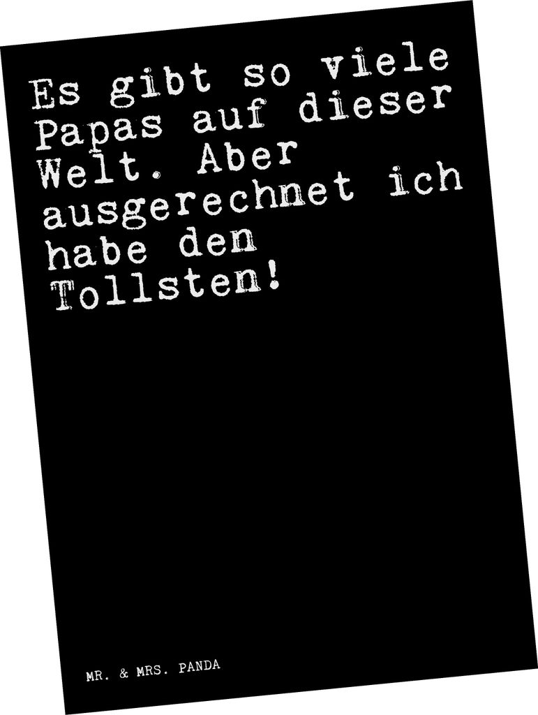 Mr. & Mrs. Panda Grußkarte Es gibt so viele... - Schwarz - Geschenk, Postkarte, Ansichtskarten, bildkarte, Ansichtskarte, Postkarten, Sprüche