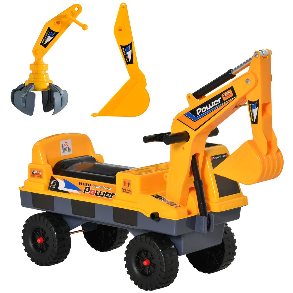 HOMCOM Tretloser Traktor für Kinder von 2–3 Jahren, Produktbild 