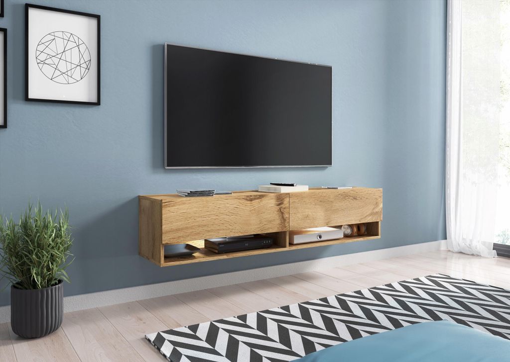 Tavolino per TV CALIBURI 140 - rovere wotan Immagine del prodotto 