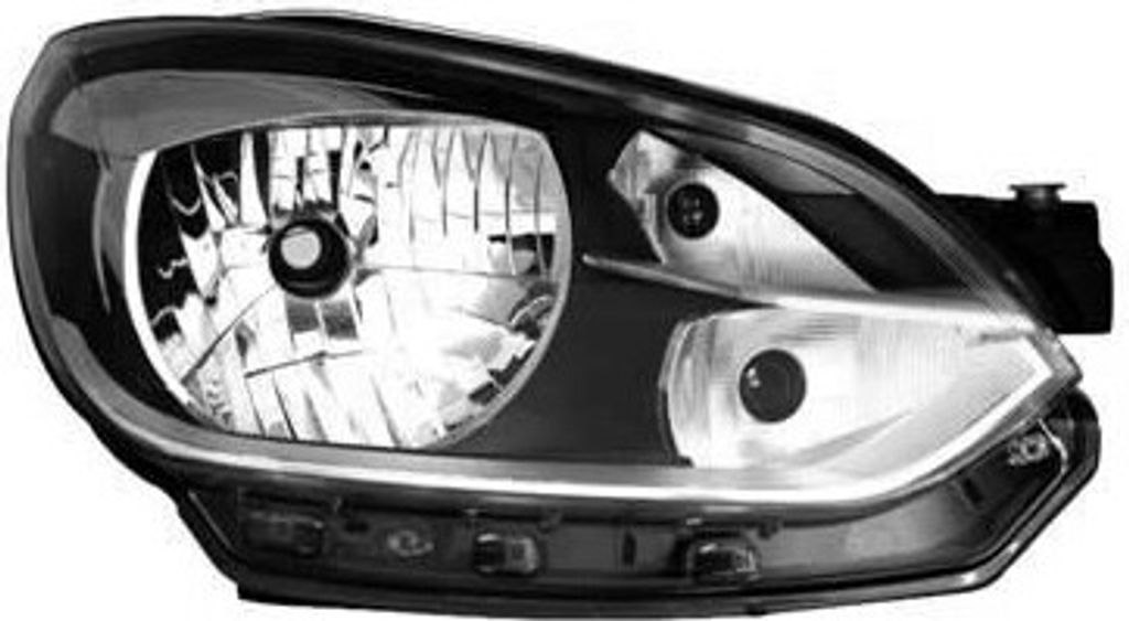 VAN WEZEL Scheinwerfer Rechts für VW up! Schrägheck (121, 122, BL1, BL2) 5701964H