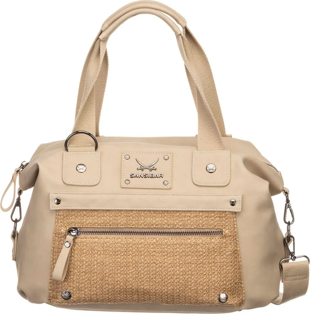 Sansibar Bowling Bag Sand Beige - Borsa a Tracolla Elegante da Donna