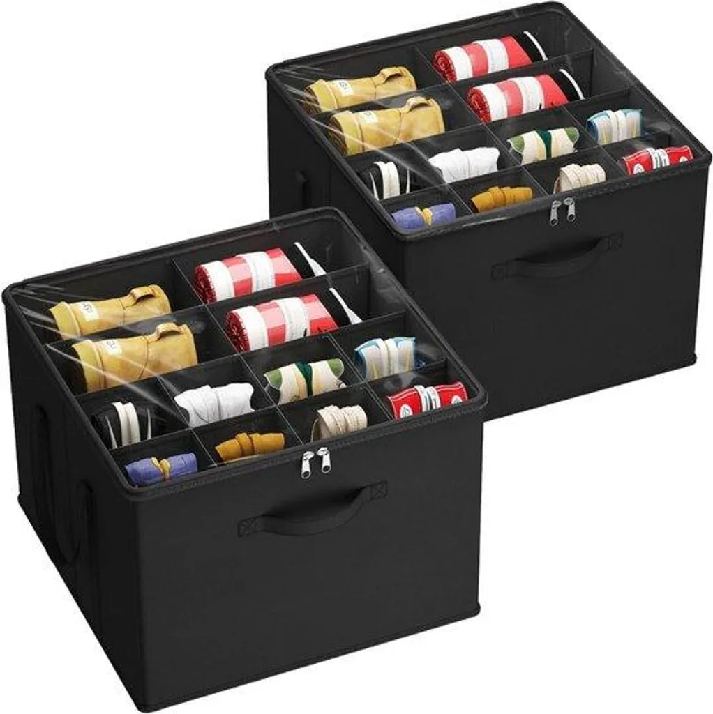 Organiseur de chaussures sous lit lot de 2 pour gagner de la place