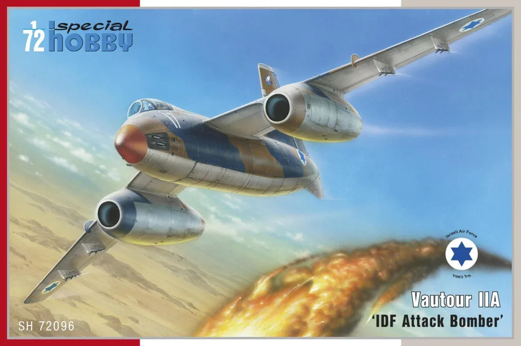 Vautour IIA Bombardier d'attaque IDF Special Hobby 7009096 avec Détails