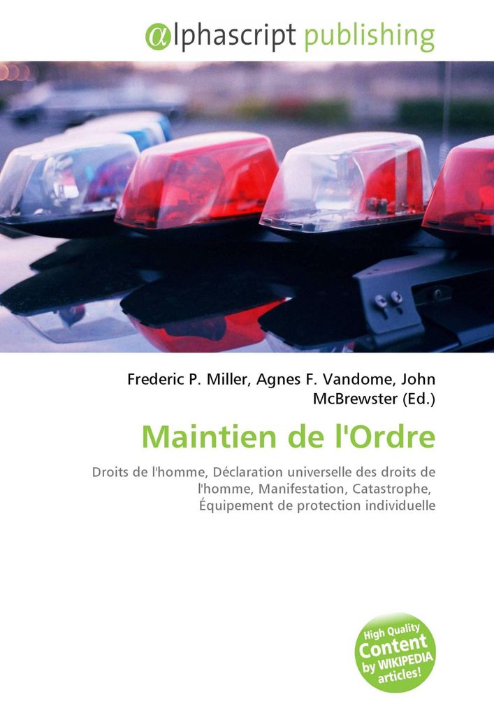 Maintien de l'Ordre