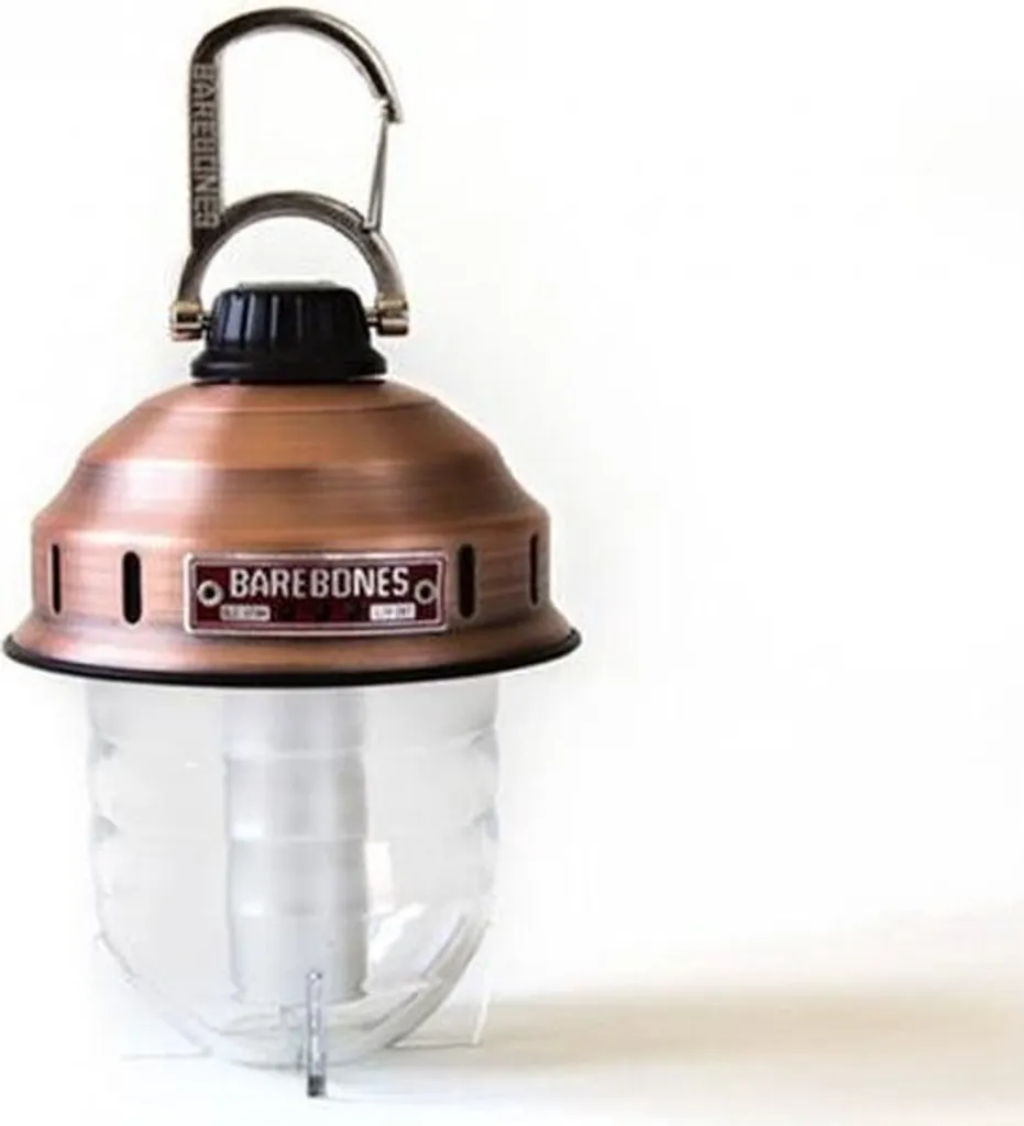 Phare de Camping Vintage en Cuivre - Lampe de Bivouac Rechargeable LED