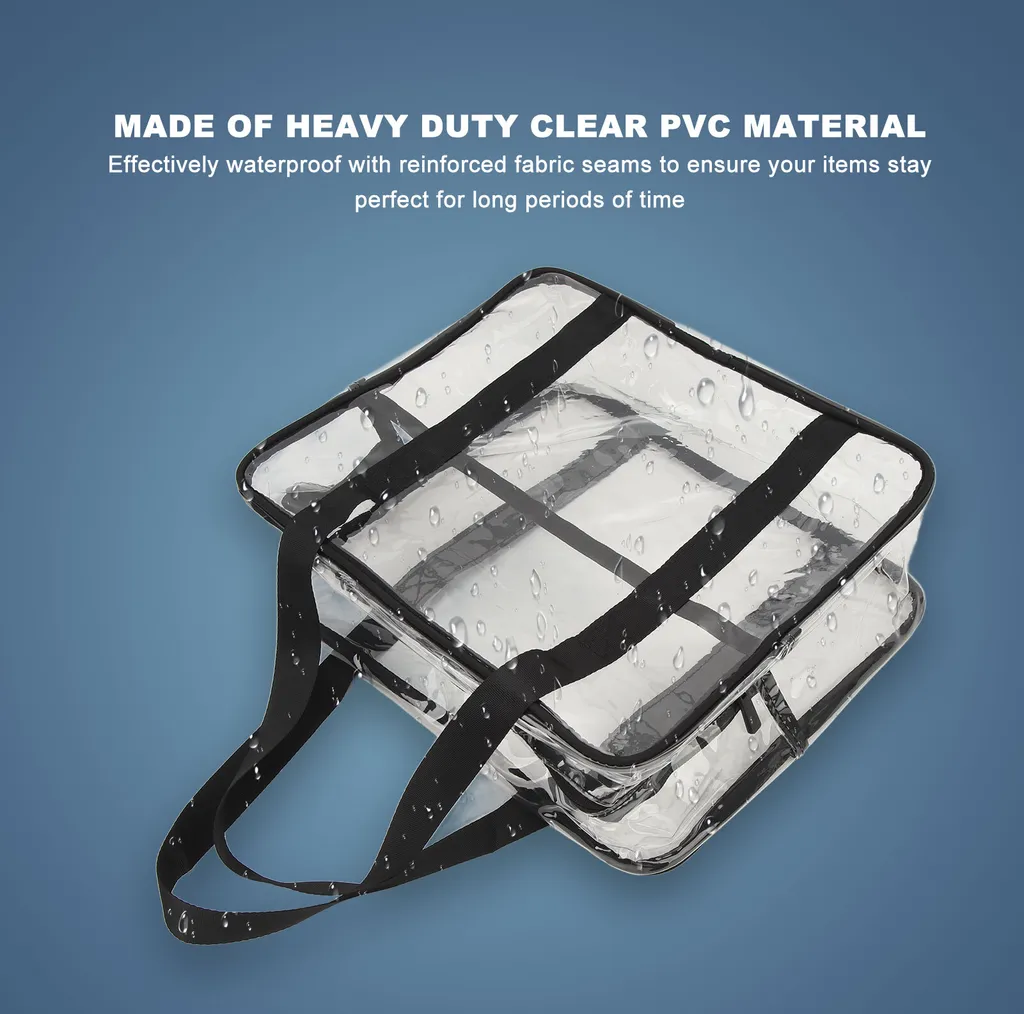 Borsa Trasparente Approvata Stadio | PVC Resistente e Tracolla - 3
