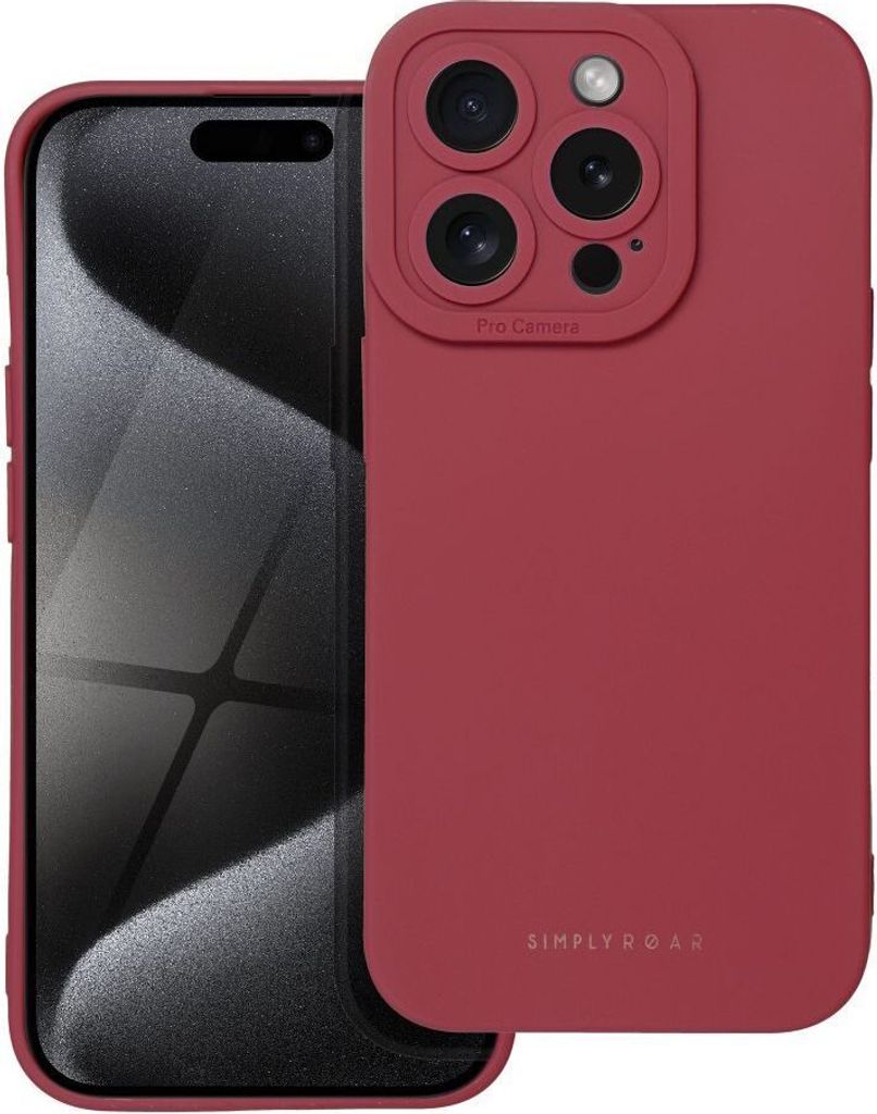 ROAR case LUNA passend für IPHONE 15 Pro Red