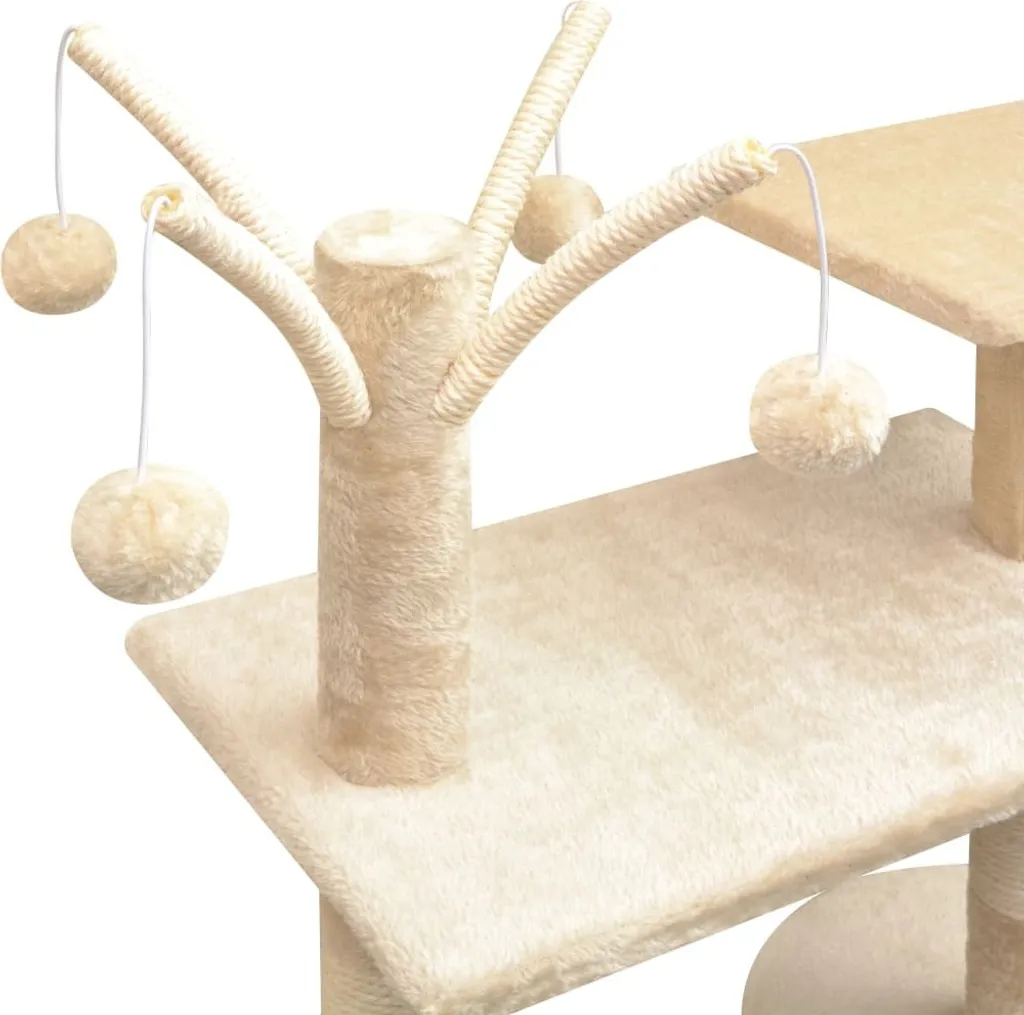 Tiragraffi per gatti 125 cm Beige - 4