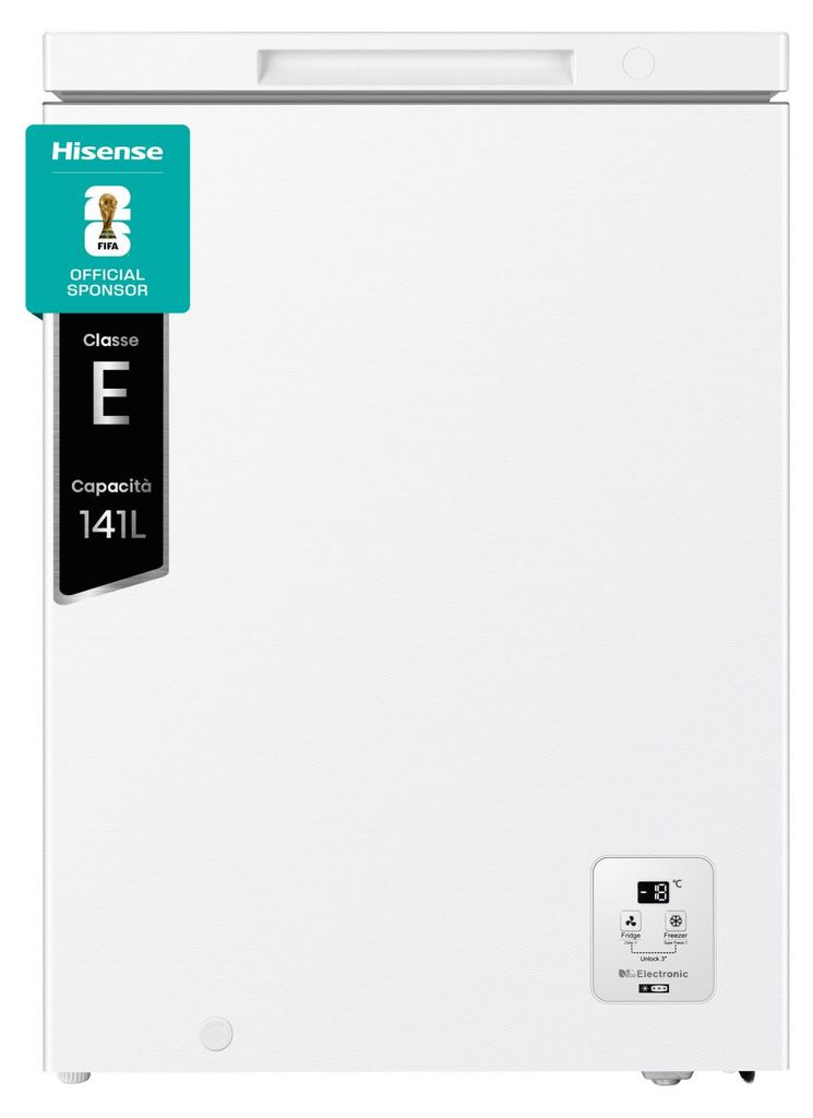 Hisense FT145N1AWE congélateur Congélateur coffre Pose Image du produit 