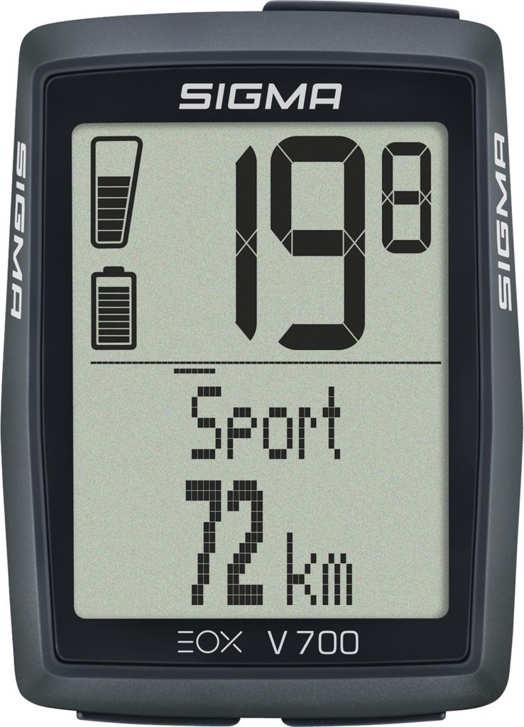 Sigma EOX View 700 E-Bike Computer Fahrradcomputer Shimano Produktbild 
