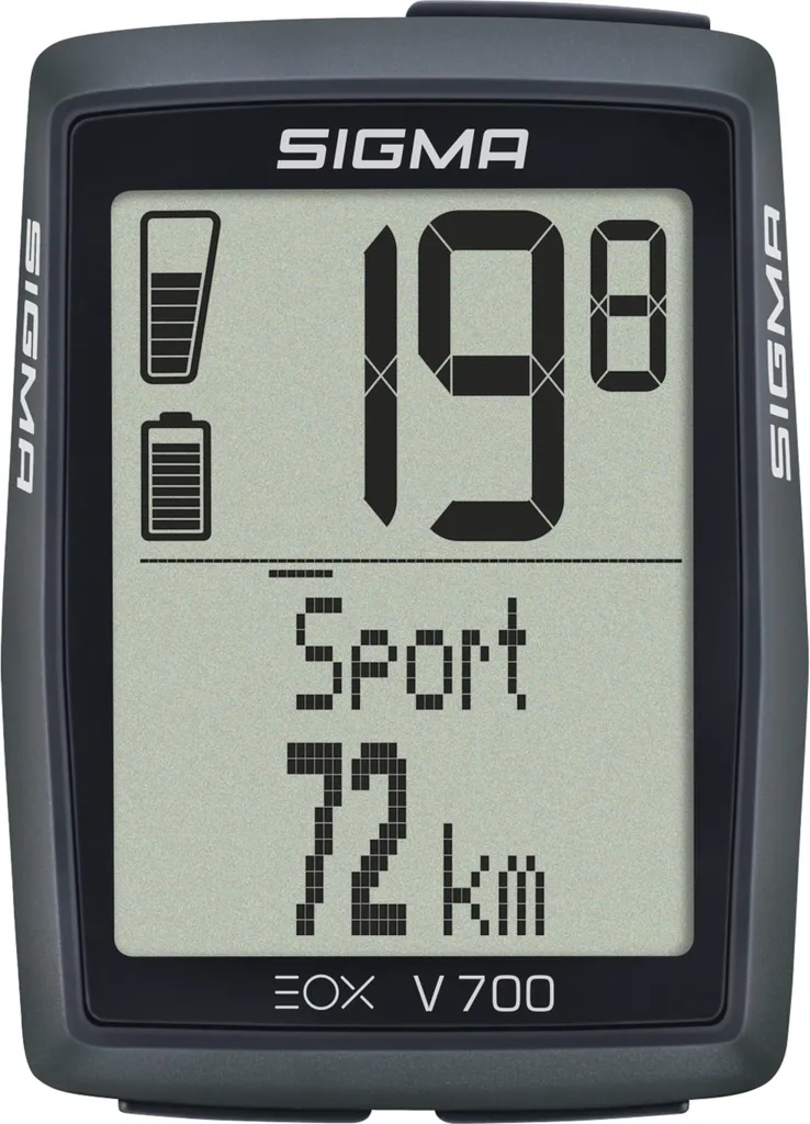 Sigma EOX VIEW 700 Ordinateur VAE avec écran LCD haute lisibilité noir