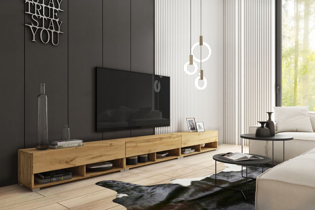 Tavolo TV CALIBURI 300 - rovere wotan Immagine del prodotto 