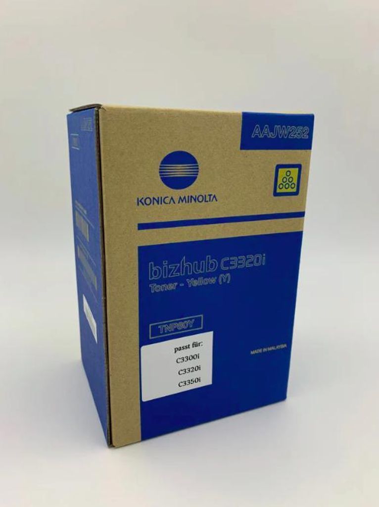 Konica Minolta TNP-80Y Tonerkartusche AAJW252 Gelb 9.000 Seiten für Konica Minolta Bizhub C3320i