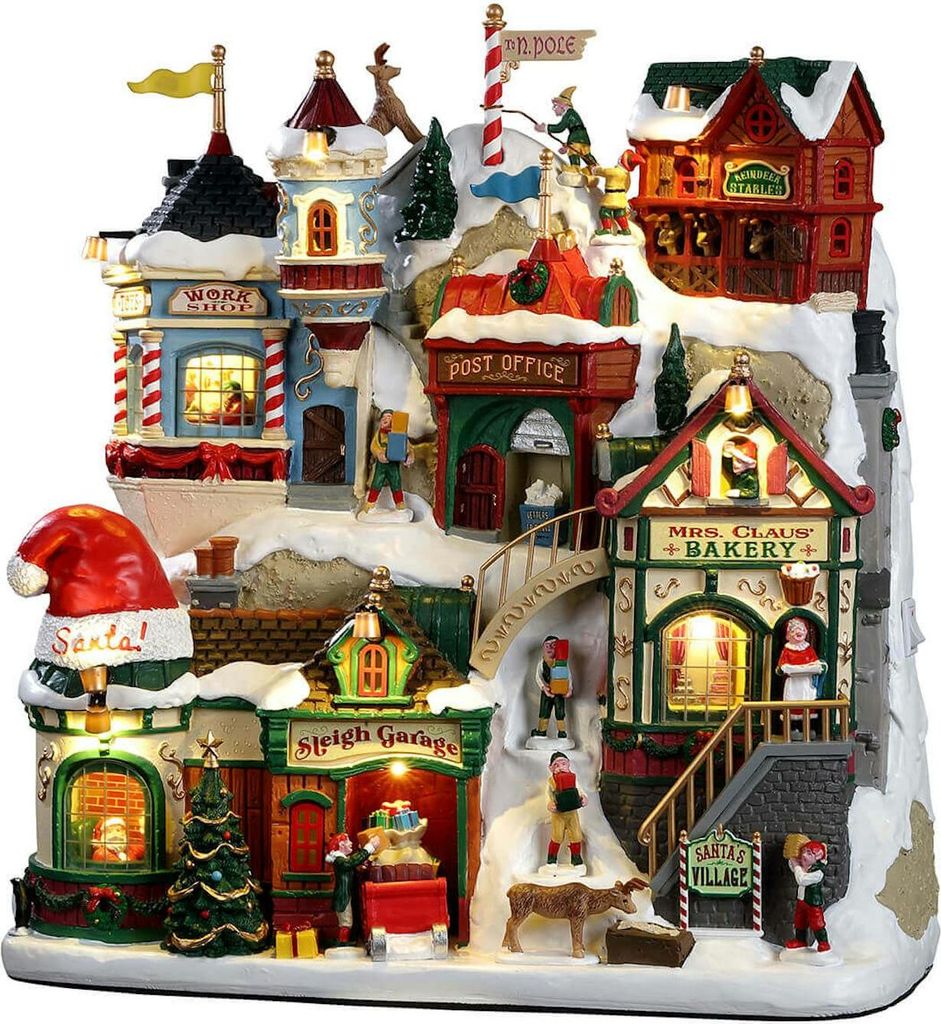 Santa'S Village B/O (4.5V) Kersthuisje LEMAX Productafbeelding 