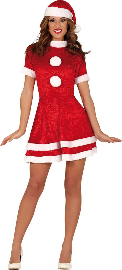 Guirma Weihnachtsmannfrau Kostüm M M
