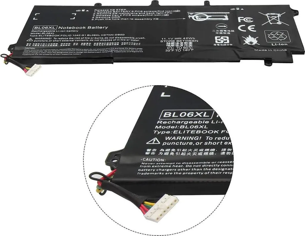 Batterie PC Portable pour HP 4430s 4530s - Cellules Li-Ion 11,1V Noir - 12