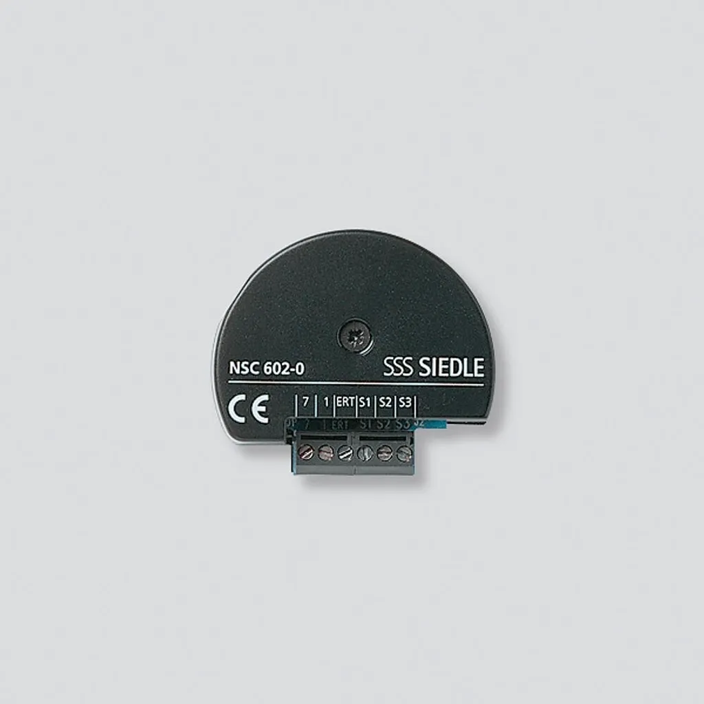 Siedle NSC 602-0 Noir (200017260-00) - Contrôleur de gâche 51 mm