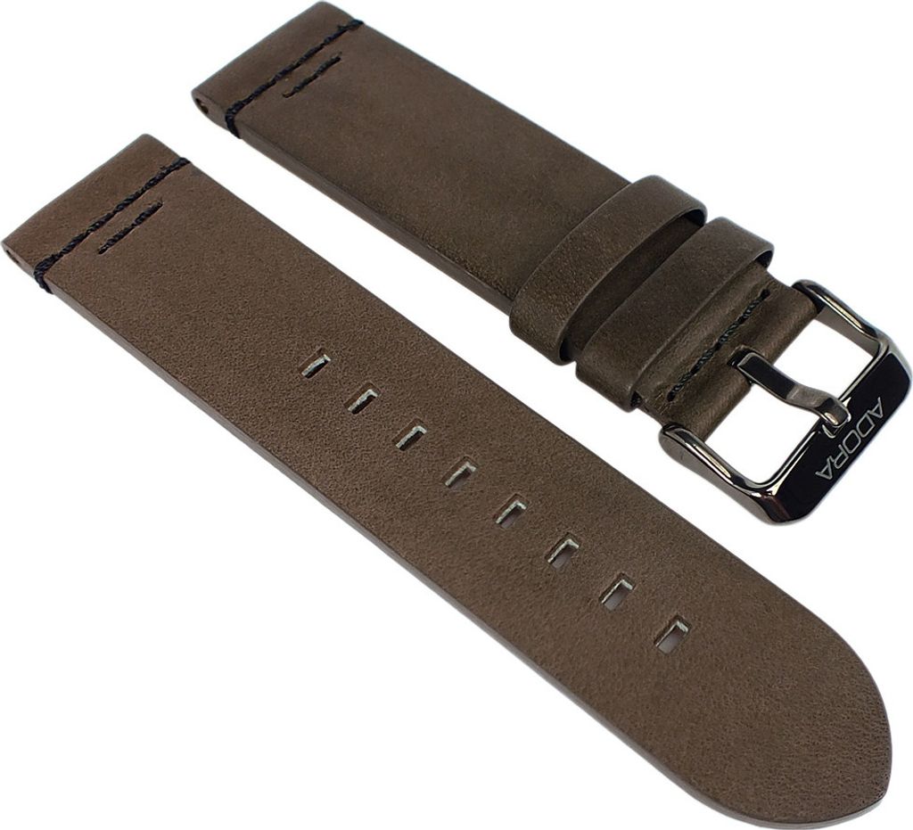 Adora Nautic Chronograph Uhrenarmband 22mm braun glattes Produktbild 
