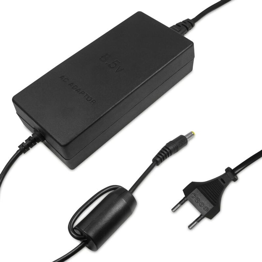 Eaxus® Stromkabel Geeignet für PlayStation 2 / PS2 Slim - Produktbild 
