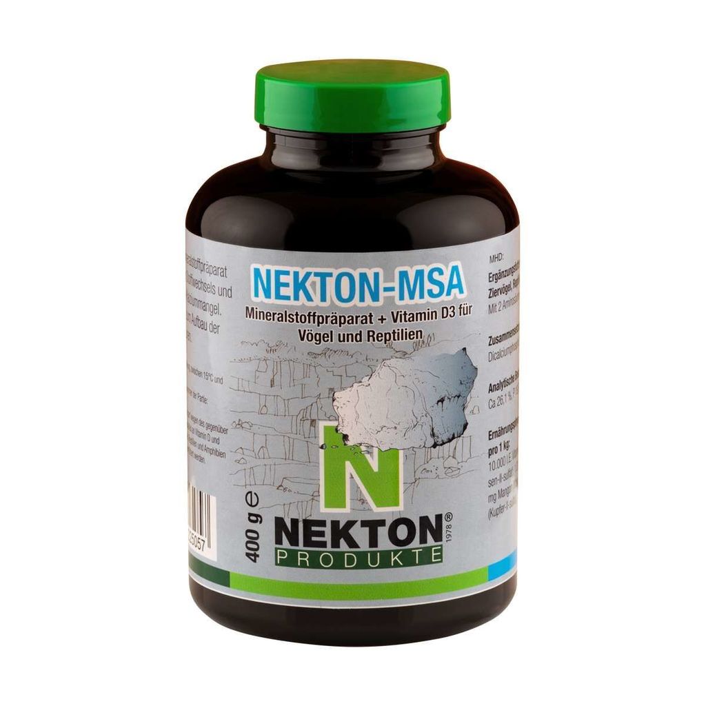 Nekton Msa Mineralien Für Papageien, Reptilien & Amphibien 400G - Hochwertige Ergänzung Nekton Msa Mineralien Für Vögel, Reptilien & Amphibien ...