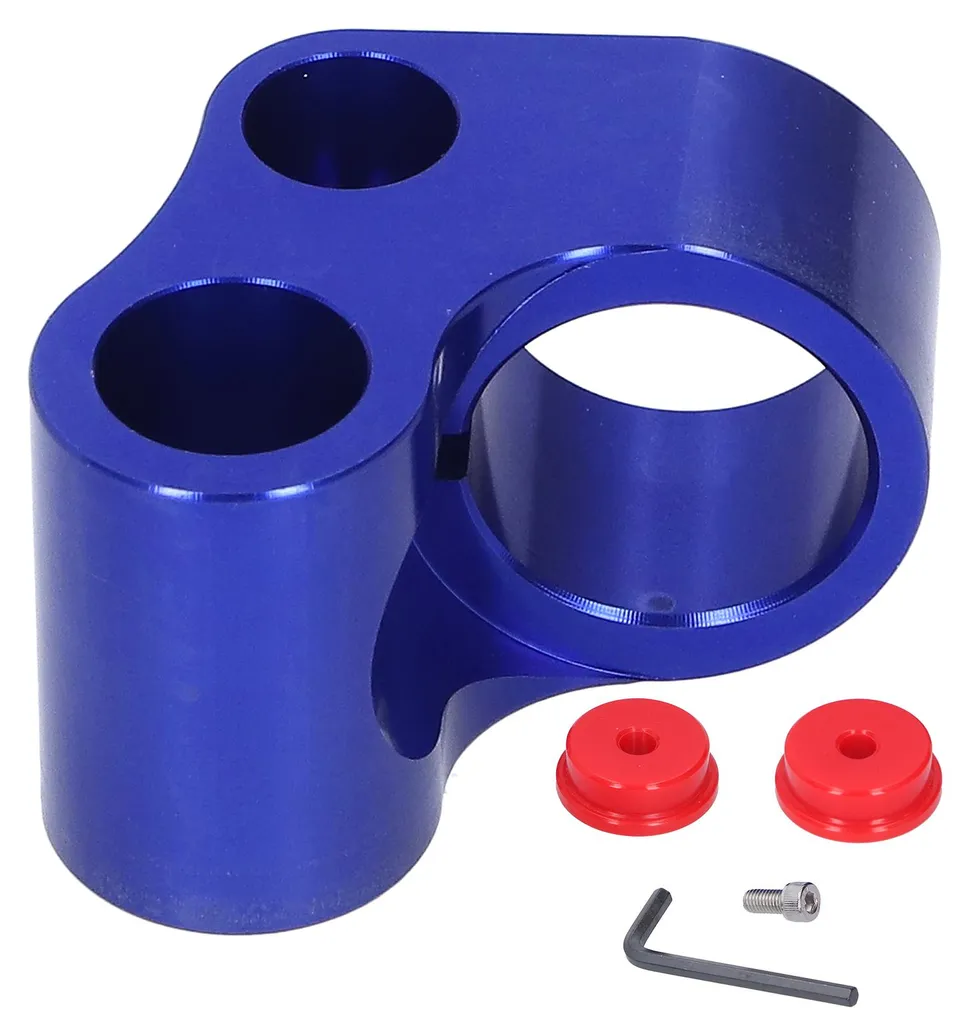 Adaptateur de levier de vitesse court bleu pour boîte manuelle Subaru