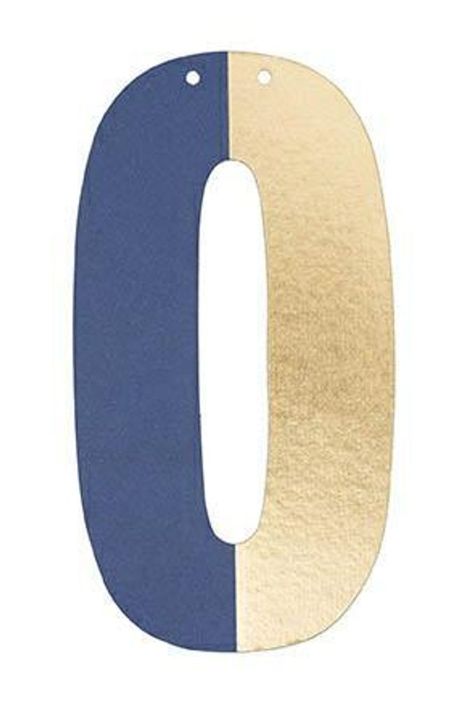Deko Buchstabe O, 14 cm, für Girlanden
