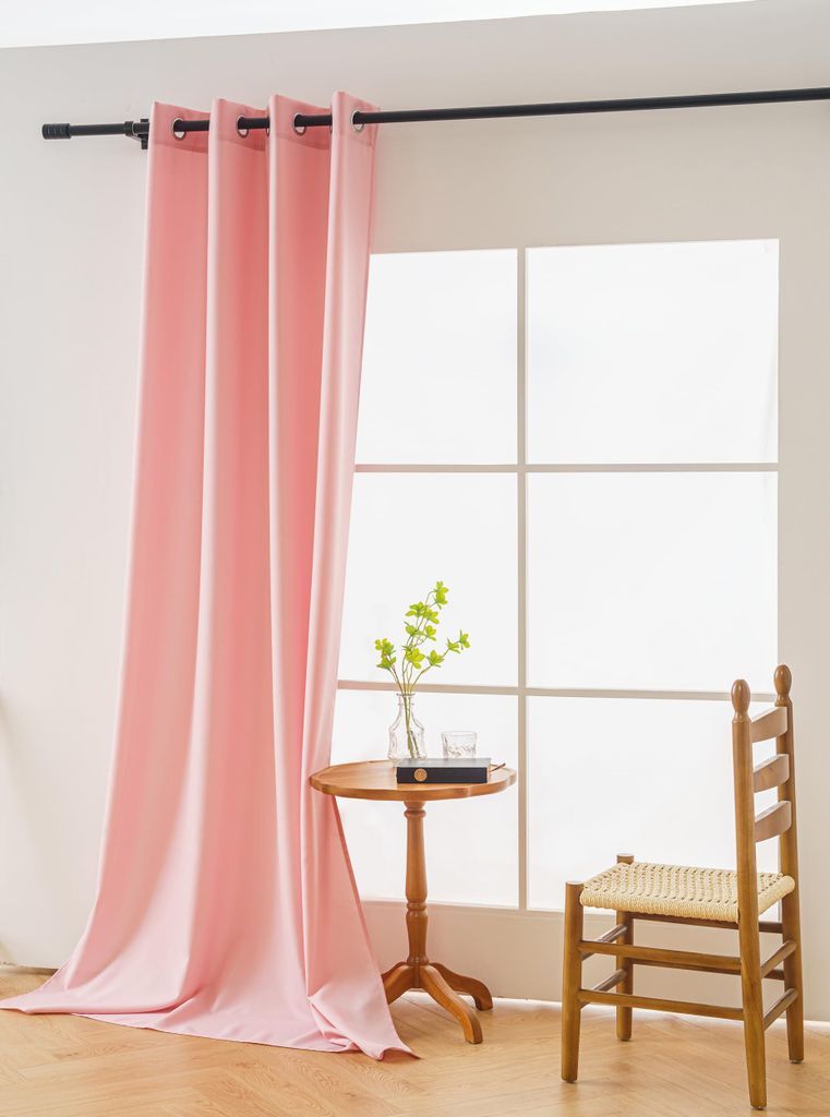 Tenda OXFORD LIGHT, rosa, 140x250 cm, con anelli Immagine del prodotto 