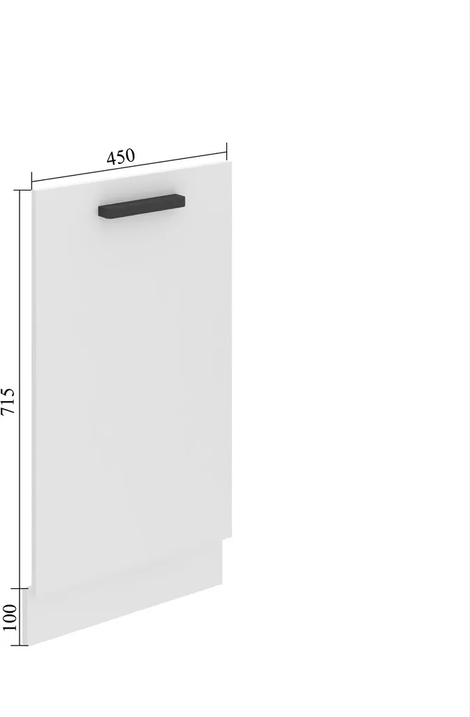 Pannello Belini Ebano Reale 45 cm: Eleganza per Lavastoviglie PZ Premium - 2